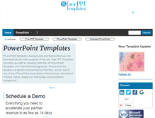 Tablet Screenshot of freeppttemplates.com